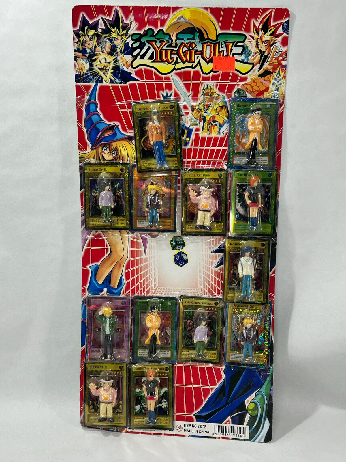 Yu Gi Oh GCC Action Figure Card Characters Minifigure Holo 1 Edition Rare Graded