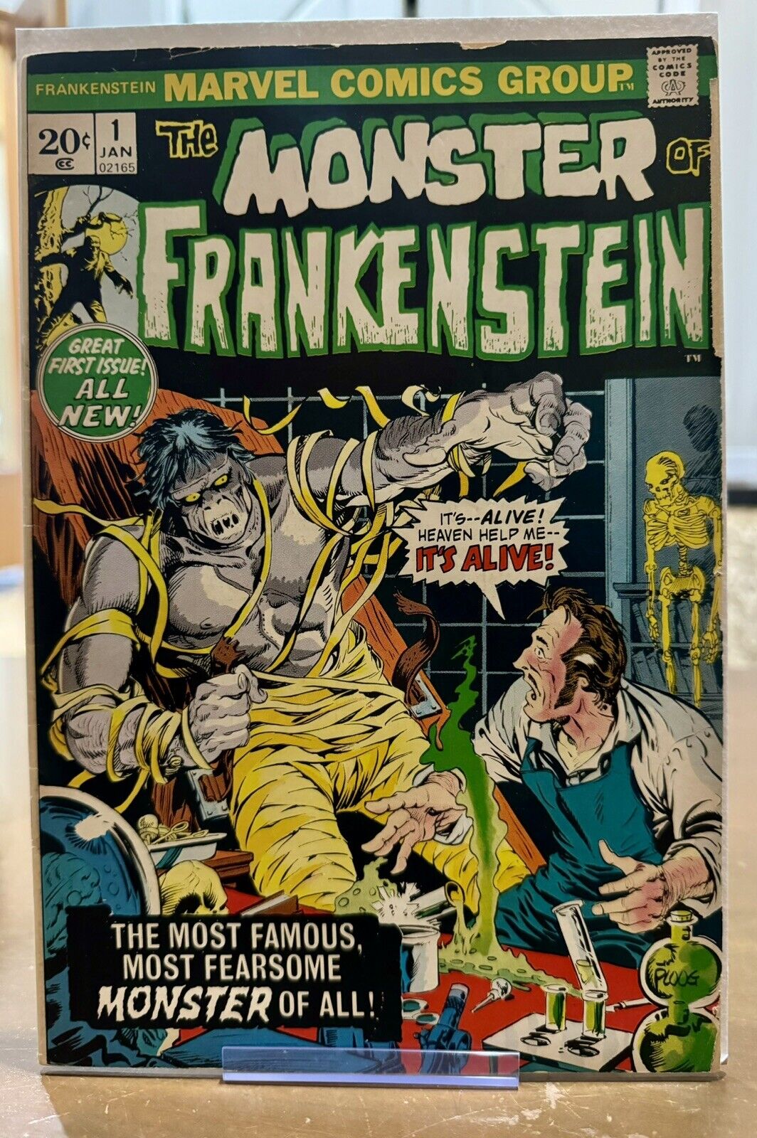 The Monster of Frankenstein #1 (Marvel Comics)