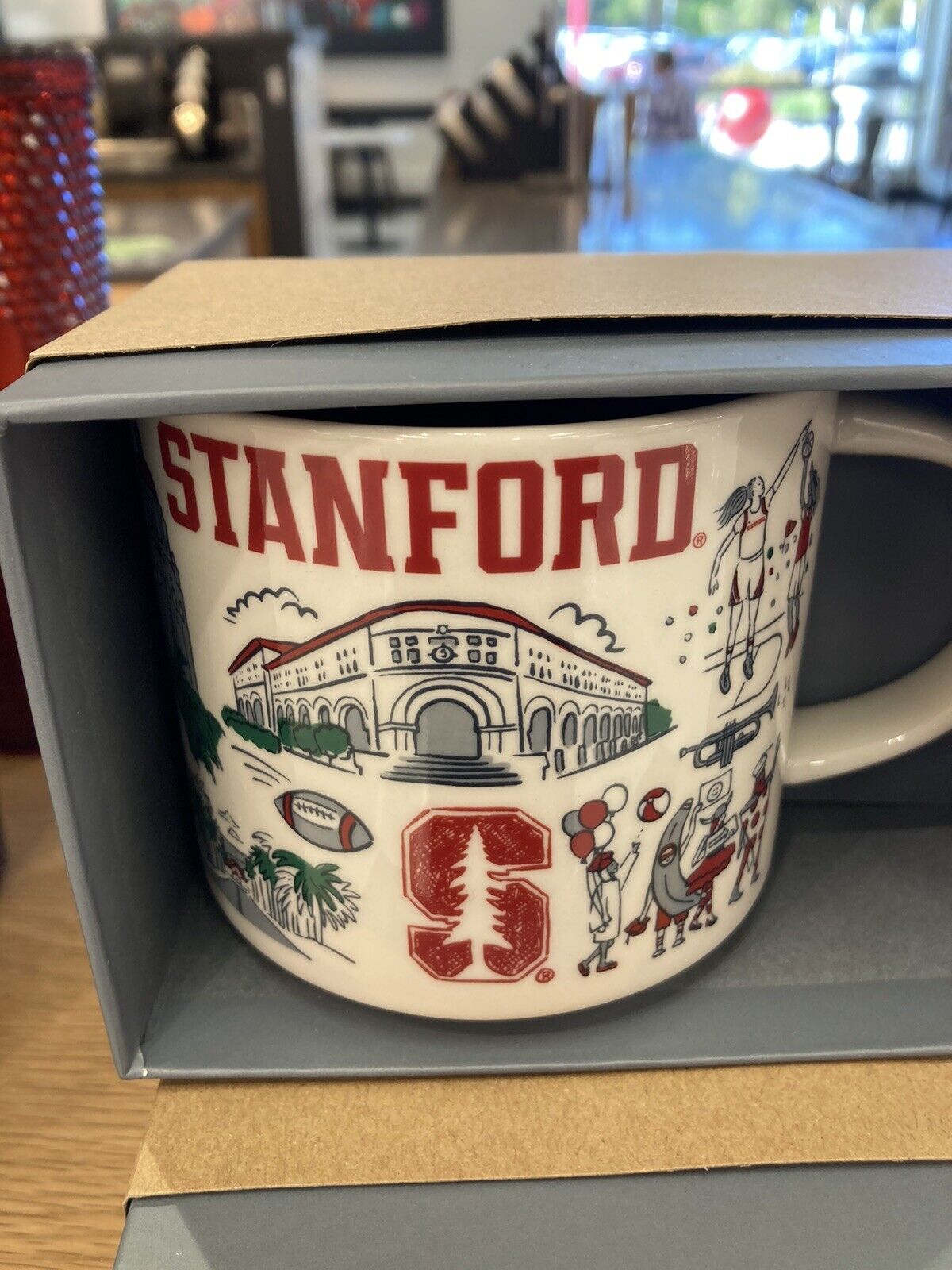 Starbucks Stanford University 14oz. Mug Been There Series NIB 