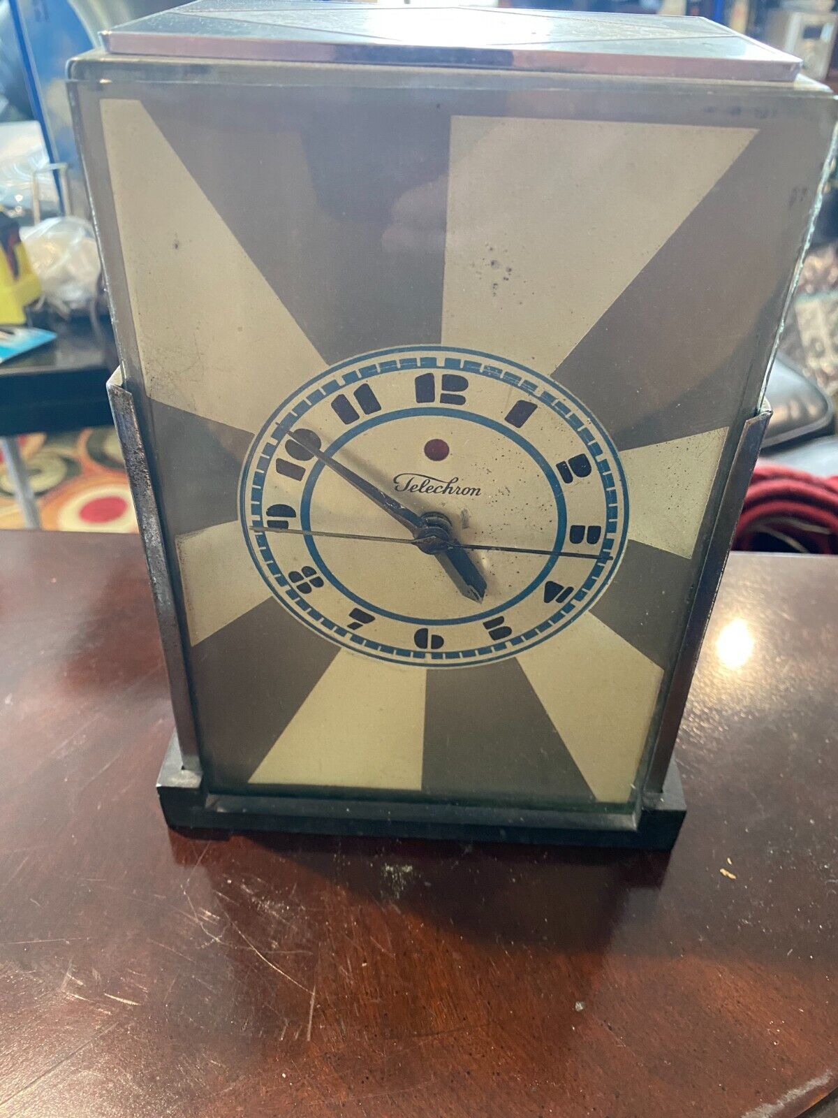 Telechron Paul Frankl Modernique Art Deco Clock Known as the $50 Clock