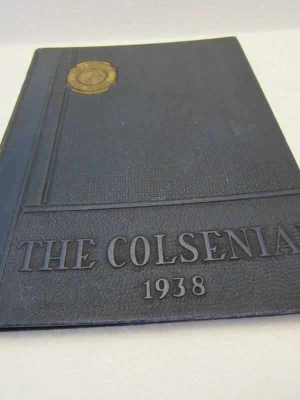 Yearbook Colsenian Collingdale High School 1938 - WWII