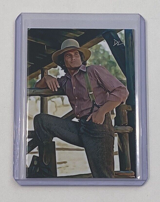 Michael Landon Limited Artist Signed Little House On The Prairie Card 3/10