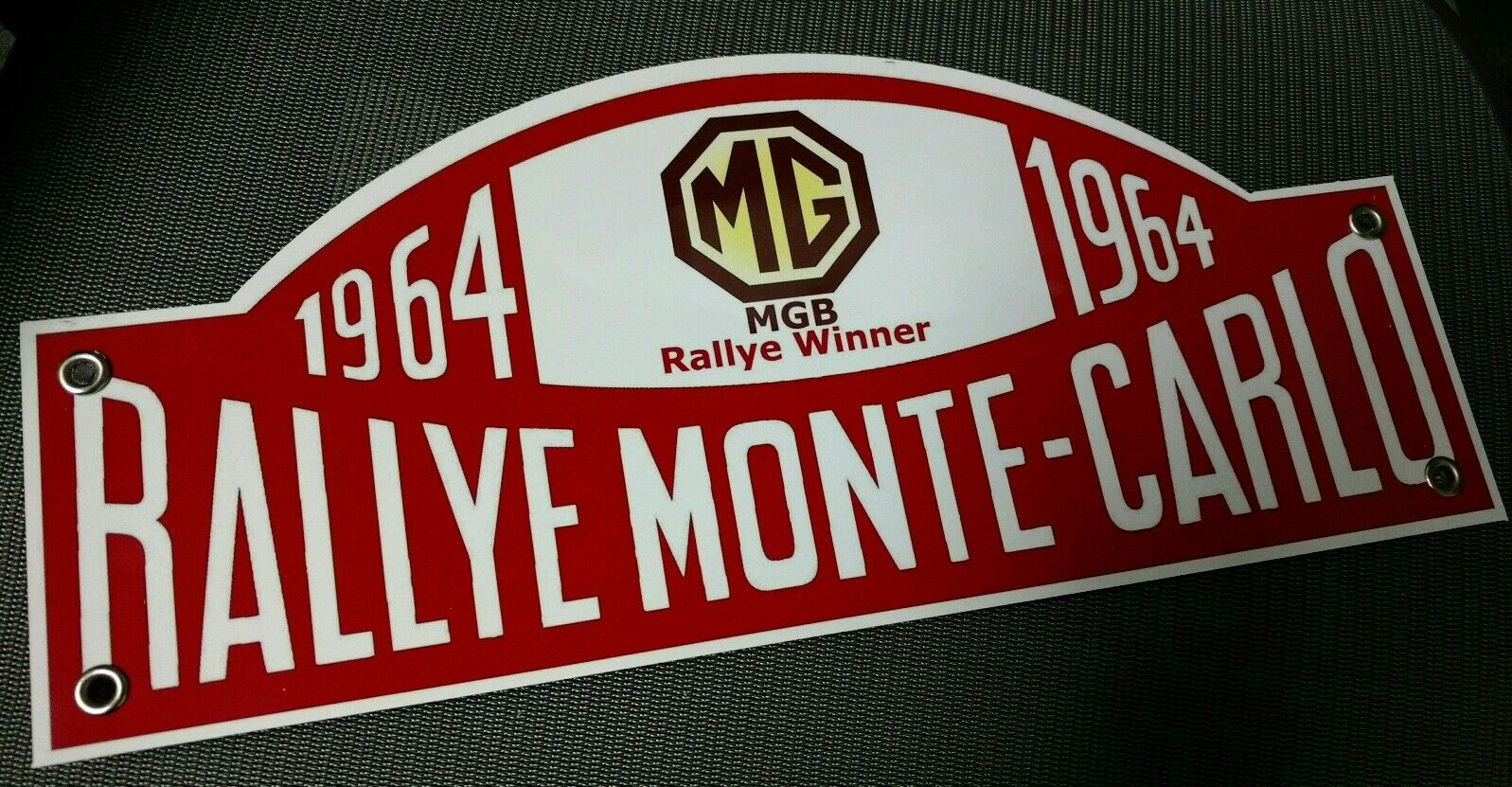 MG MGB Monte Carlo Rally sign ... Large