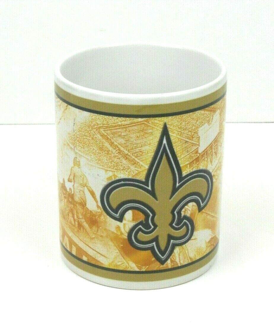 Official NFL License New Orleans Saints Coffee Cup Mug 8oz Ceramic Clean