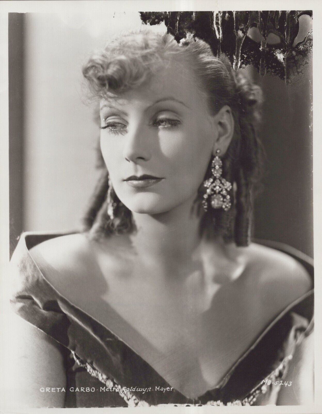 Greta Garbo (1950s) ❤ Hollywood Beauty Stunning Portrait Vintage mgm Photo K 428