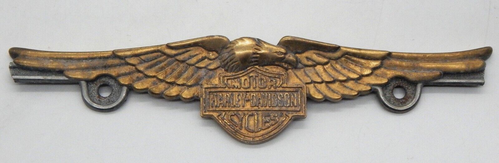 Harley Davidson Gold Plated Metal Vintage 11.5