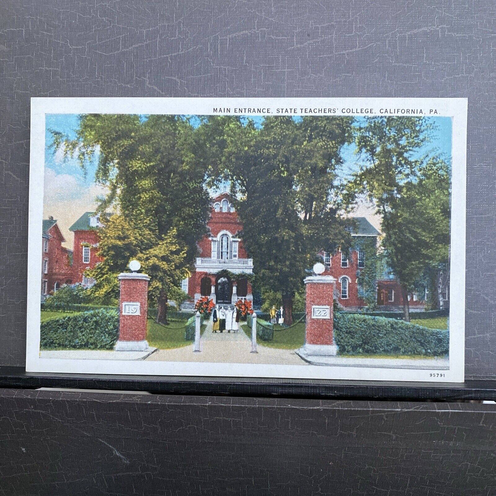 Entrance State Teachers College California Pennsylvania PA Antique Postcard UNP