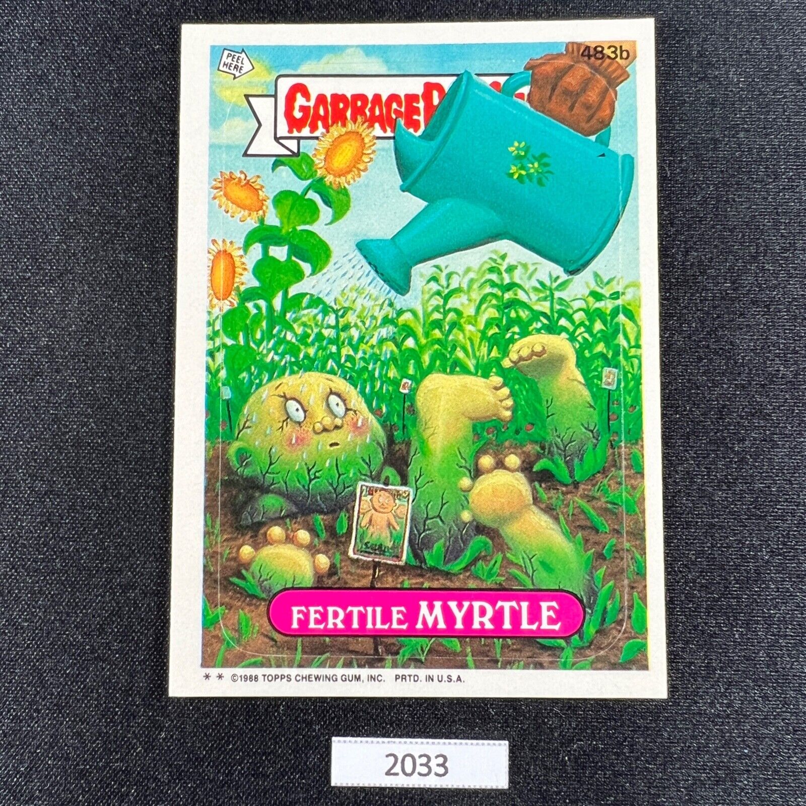 Fertile Myrtle (483b) Garbage Pail Kids 1988 GPK OS12 ~NM~ ***FREE SHIPPING***