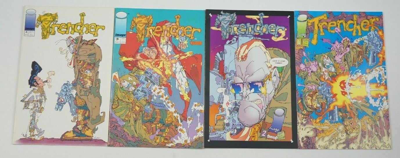 Trencher #1-4 VF/NM complete series - Keith Giffen - Image Comics set 2 3