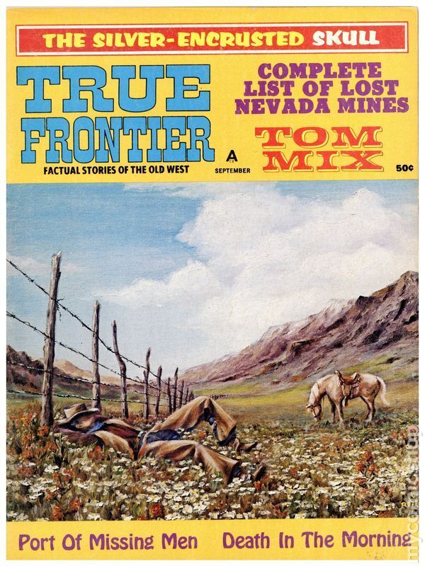 True Frontier Sep 1971 VG Stock Image Low Grade