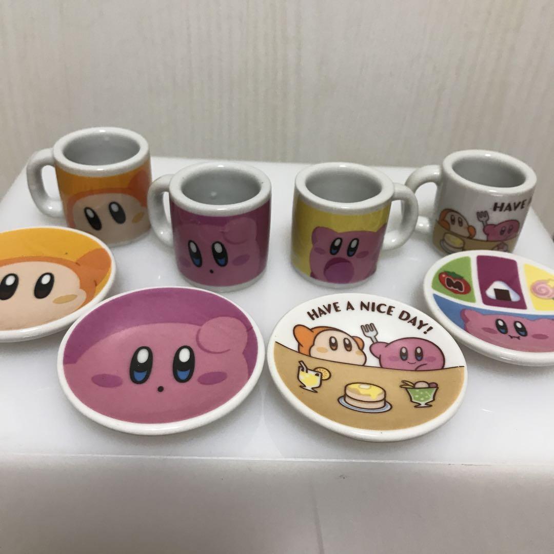 Kirby of the Stars Goods lot set 8 Mini tableware collection Complete set  