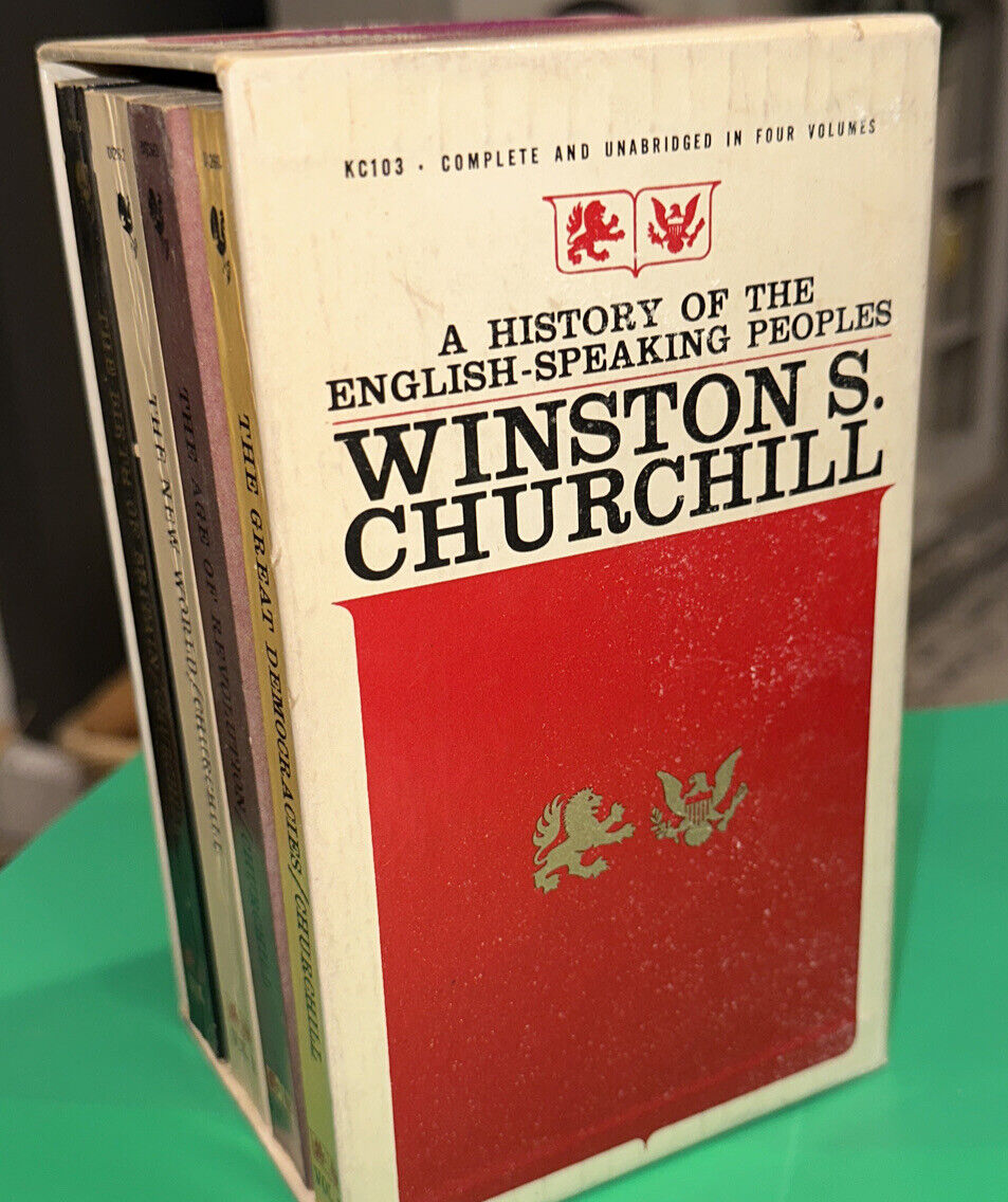 A History of the English Speaking Peoples by Winston Churchill 4 Vol Set Paperba