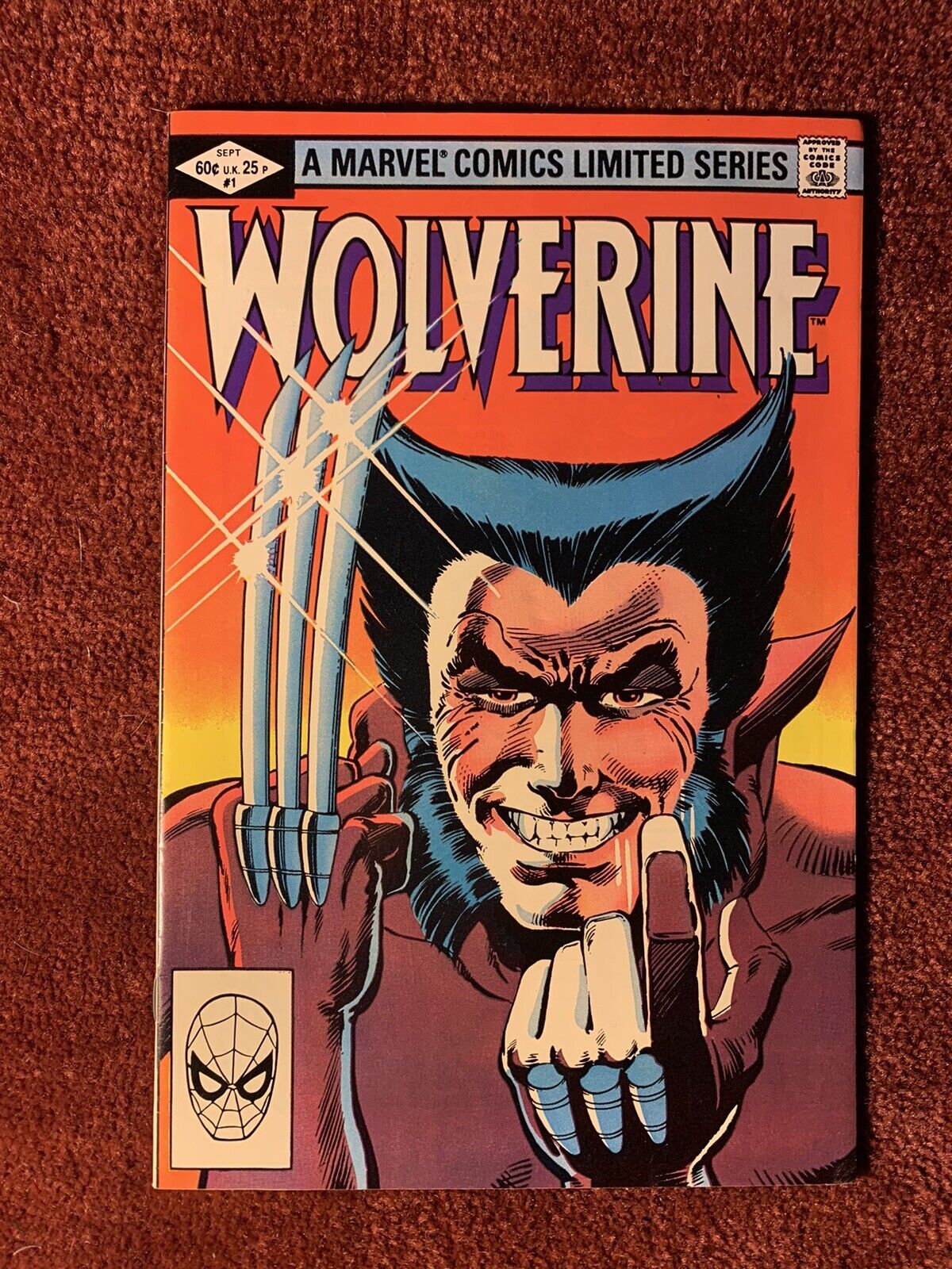 💎 Wolverine Limited Series #1 (1982, Marvel) VF Frank Miller
