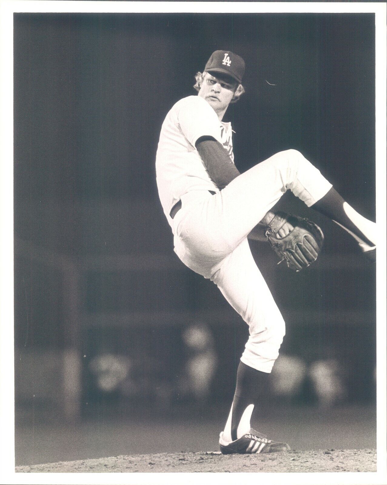 JT1 Orig Photo JERRY RUESS All-Star Pitcher LOS ANGELES DODGERS Baseball Game
