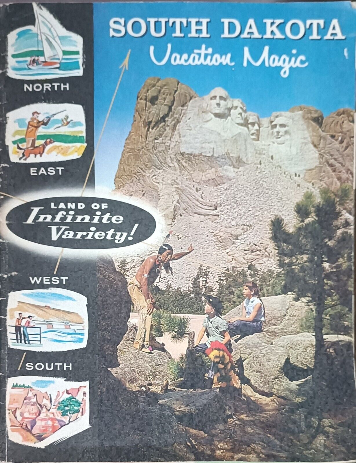 1960s South Dakota Vacation Magic Vintage Travel Booklet Fishing Rodeo Events SD