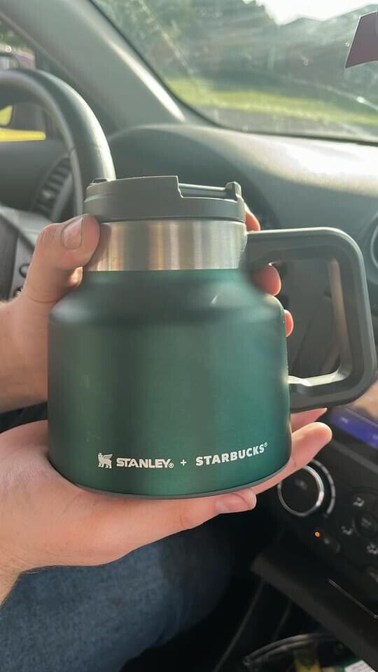 Authentic Stanley Starbucks Green Coffee Mug/Thermos
