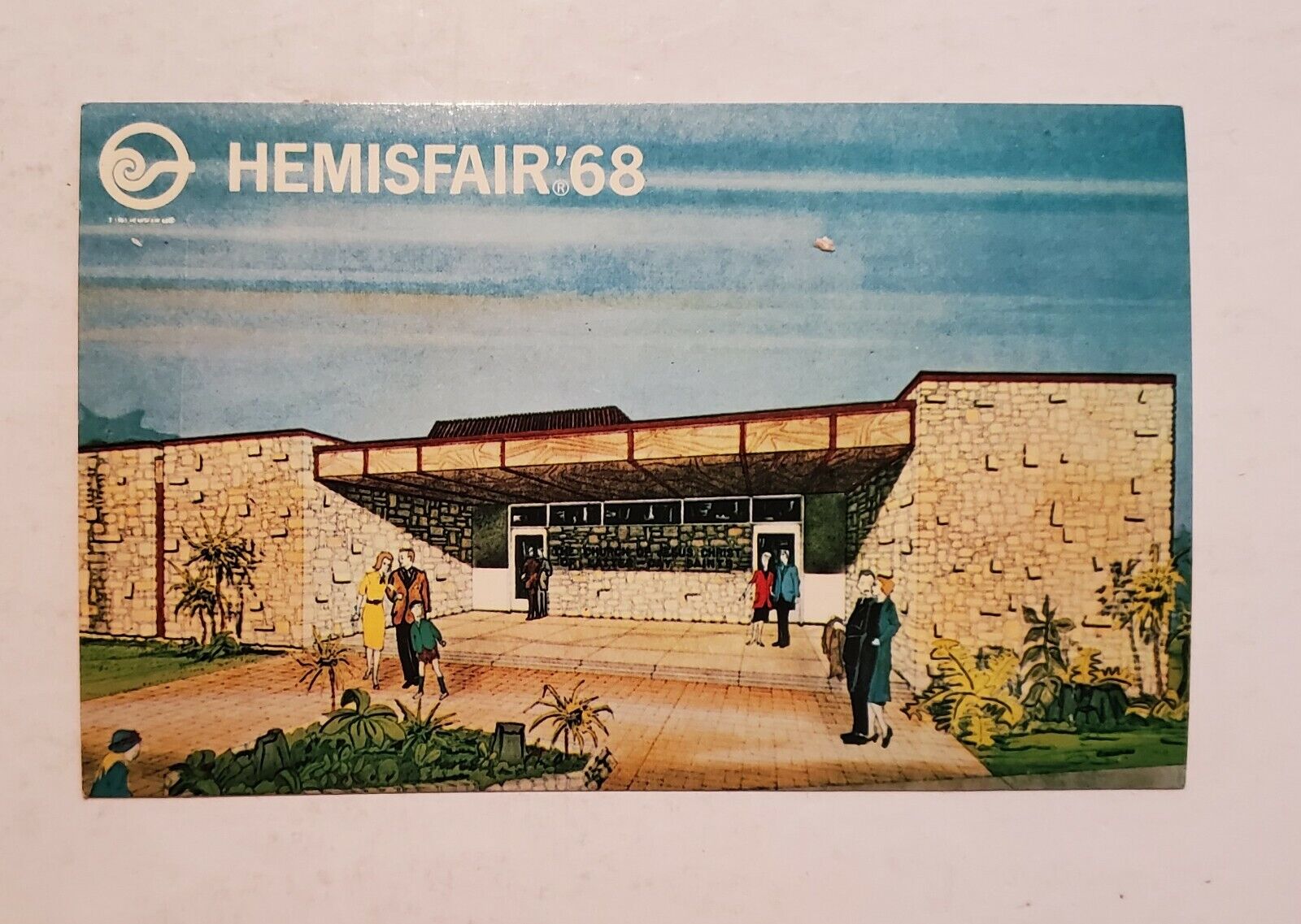 Vintage Postcard : Morman Church Pavilion HemisFair '68 (1968)