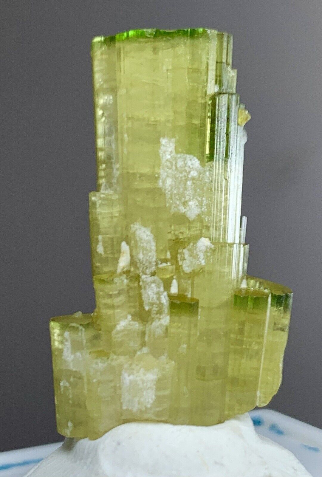49 Carats Very Nice Green Cap Terminated tourmaline Crystals Bunch Specimen
