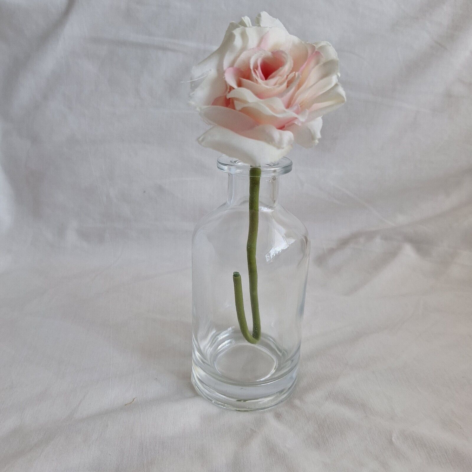 Clear Glass Bud Vase Small For Flowers 