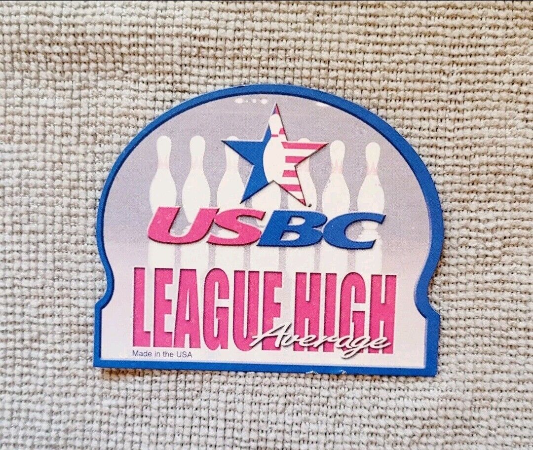 USBC League High Average Refrigerator Magnet Bowling Award 