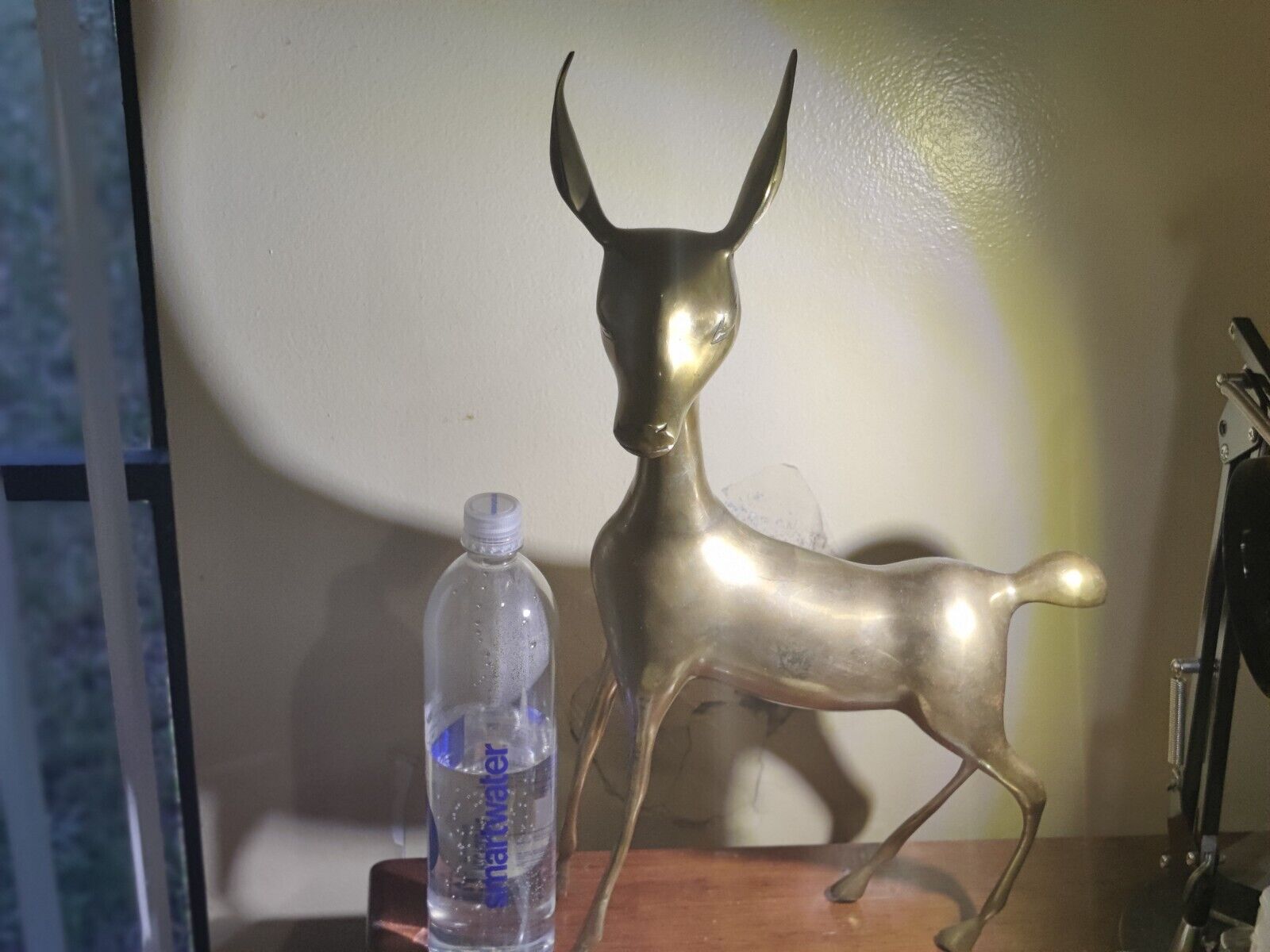 vintage brass bambi deer statue sculpture