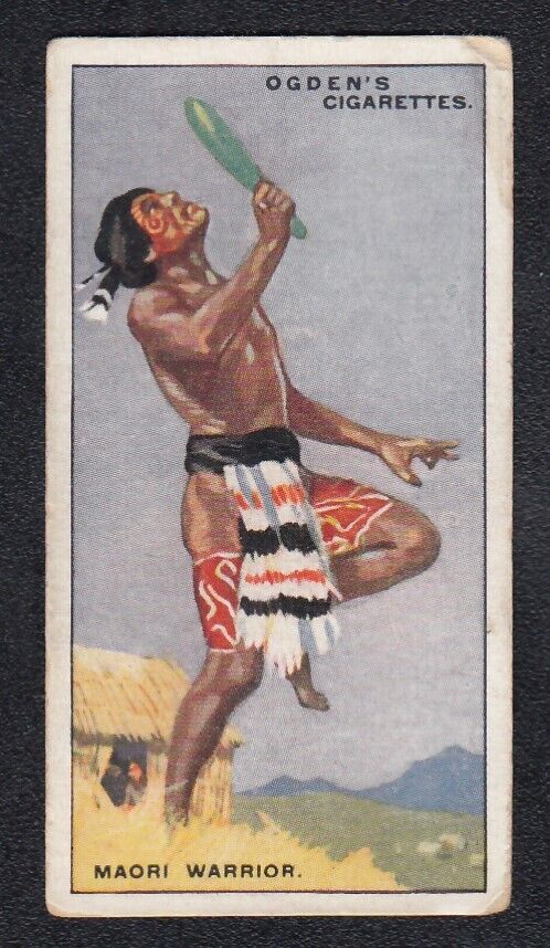 Vintage 1927 Empire People Card of a MAORI WARRIOR New Zealand