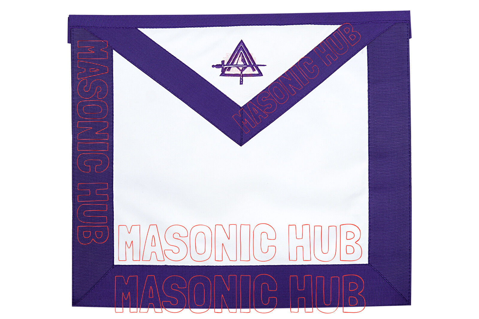 Masonic Royal & Select Master 100% Lambskin Apron - Exquisite Craftsmanship