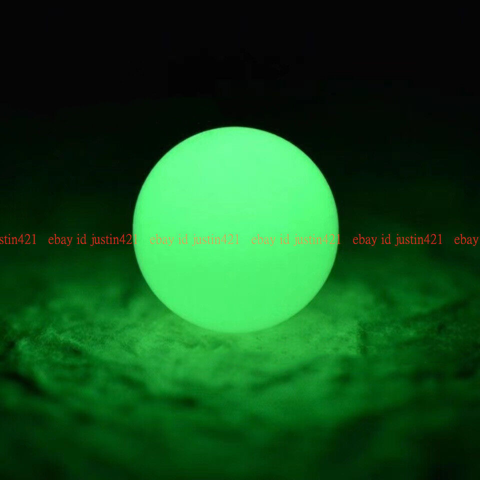 1 PCS Night Luminous Green Fluorite Gems Sphere Crystal Ball Collectible Crafts