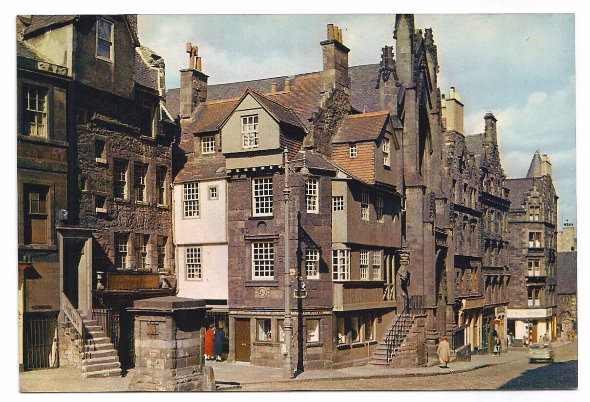 Scotland Postcard UK Edinburgh John Knox House