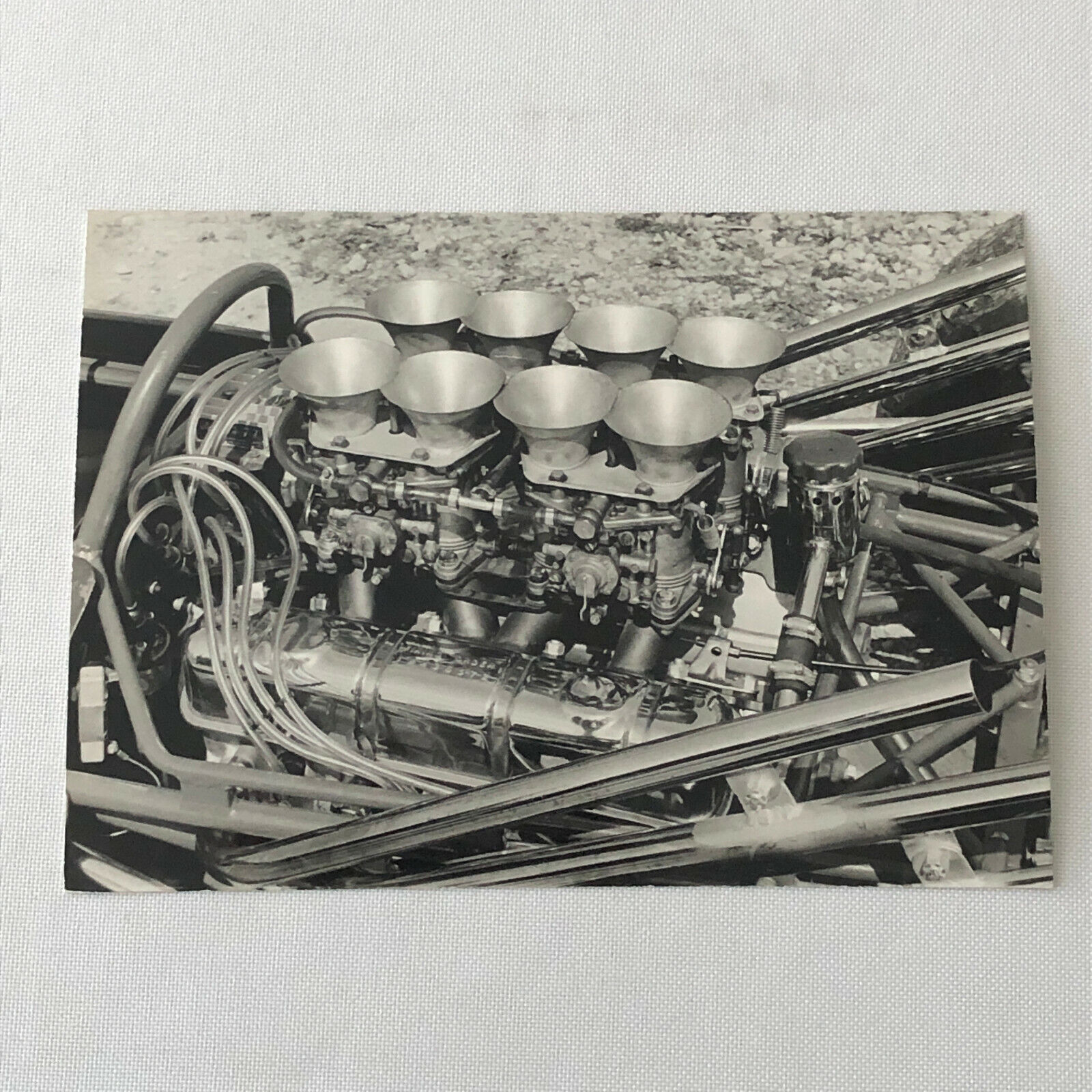 Vintage Brabham Racing Race Car Engine Photo Photograph 