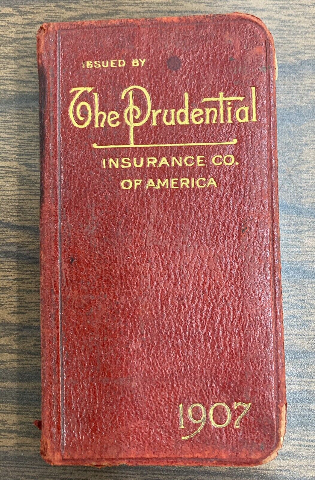 Vintage Prudential Insurance 1907 Pocket Diary