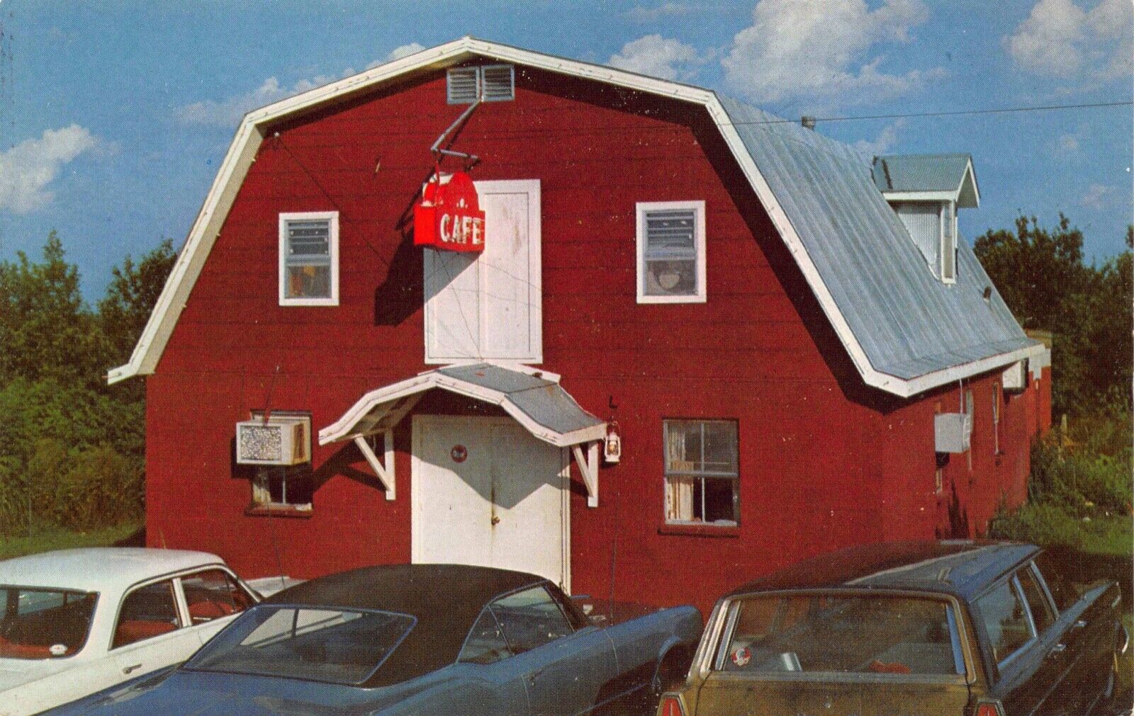 Postcard Red Barn Cafe in Kimberling City, Missouri~122462