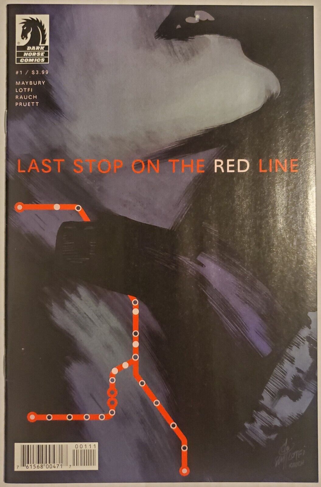 LAST STOP ON THE RED LINE #1 1ST PRINT COMIC DARK HORSE LOW PRINT SHOW OPTIONED