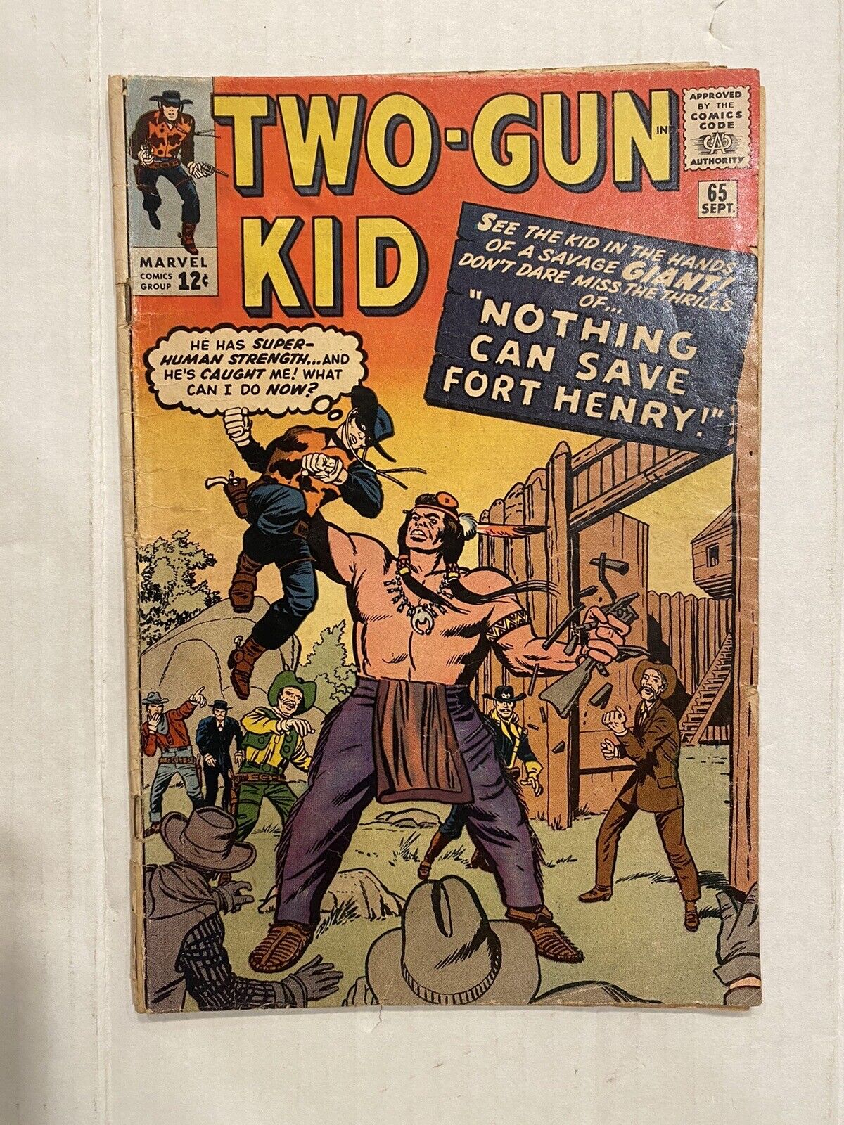 Two Gun Kid 65 Marvel (1963) Stan Lee / Dick Ayers : Nothing Can Save Fort Henry