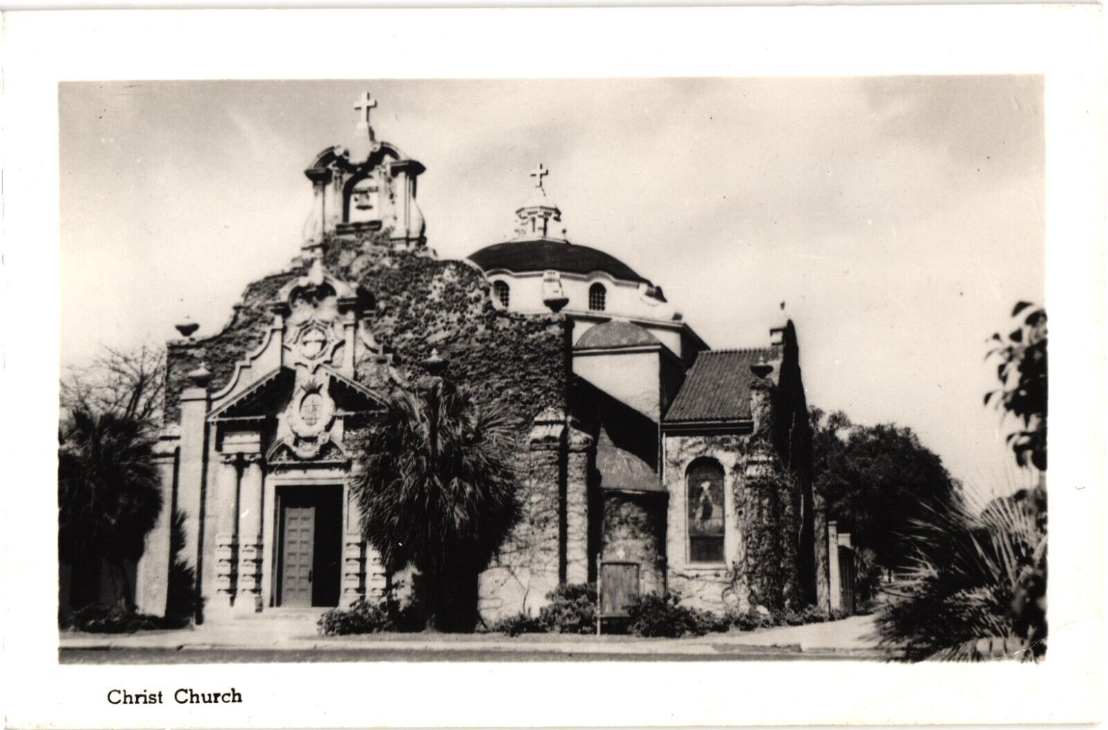Christ Church Pensacola FL RPPC Photo Unused Postcard 1930-40s