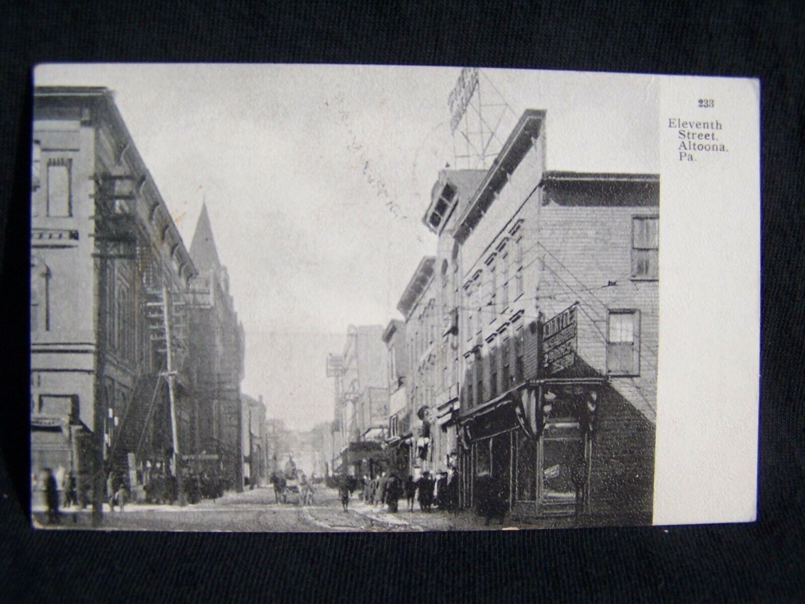 PA Altoona Eleventh Street 1908 Postcard