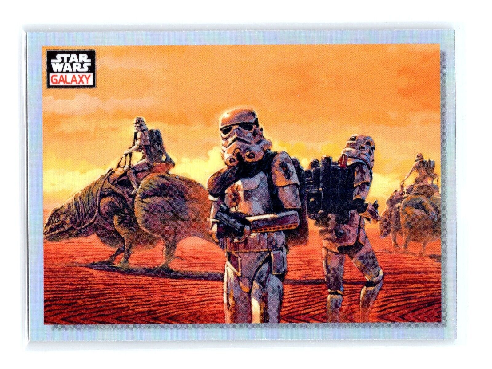 2023 TOPPS CHROME STAR WARS GALAXY #85 SANDTROOPERS REFRACTOR