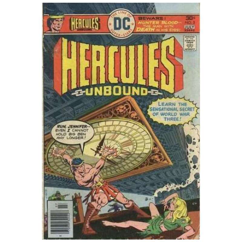 Hercules Unbound #5 DC comics Fine+ Full description below [d.