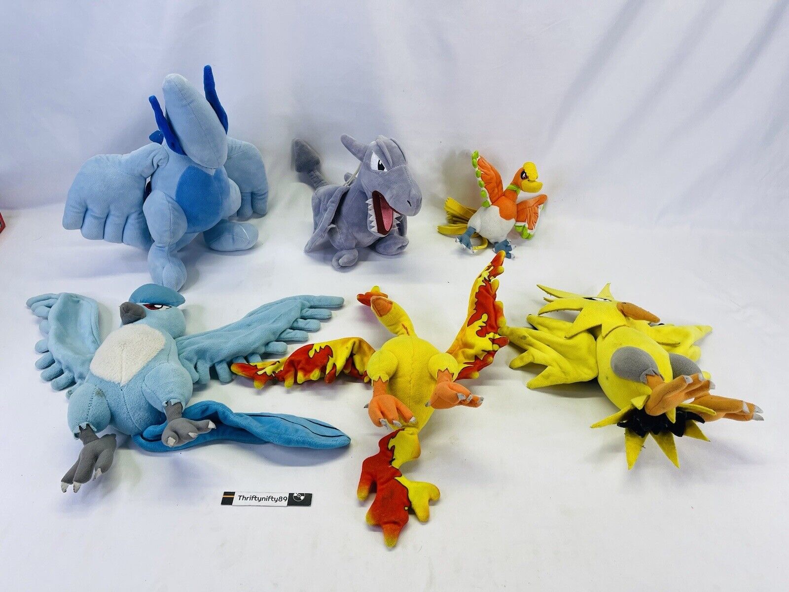 Pokemon Plush Lot Of 6 Legendary Birds. Unbranded (see All Photos )