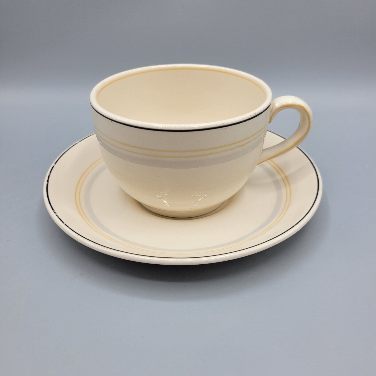 Maddock Ivory Ware Teacup & Saucer, The Cunard Steamship Co Lmtd, England 