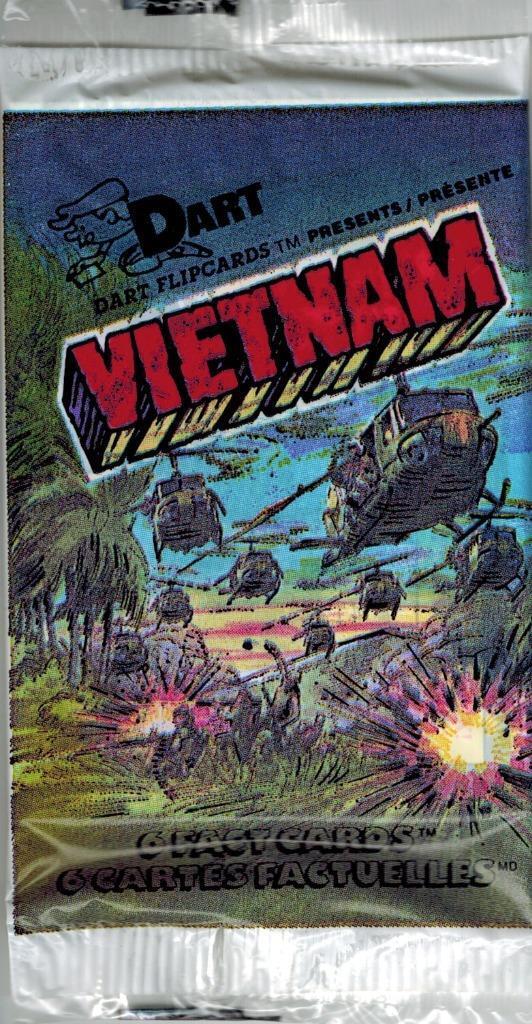 1988 Dart VietNam Fact Card Trading Card Packs (2)