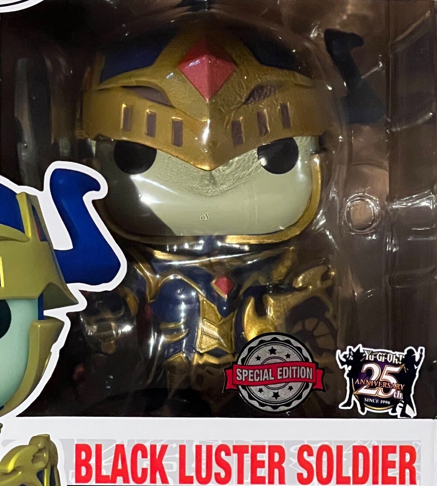 FUNKO •Yu-Gi-Oh • BLK LUSTER SOLDIER (Metallic)  Special Ed • w/Pro • Ships Free