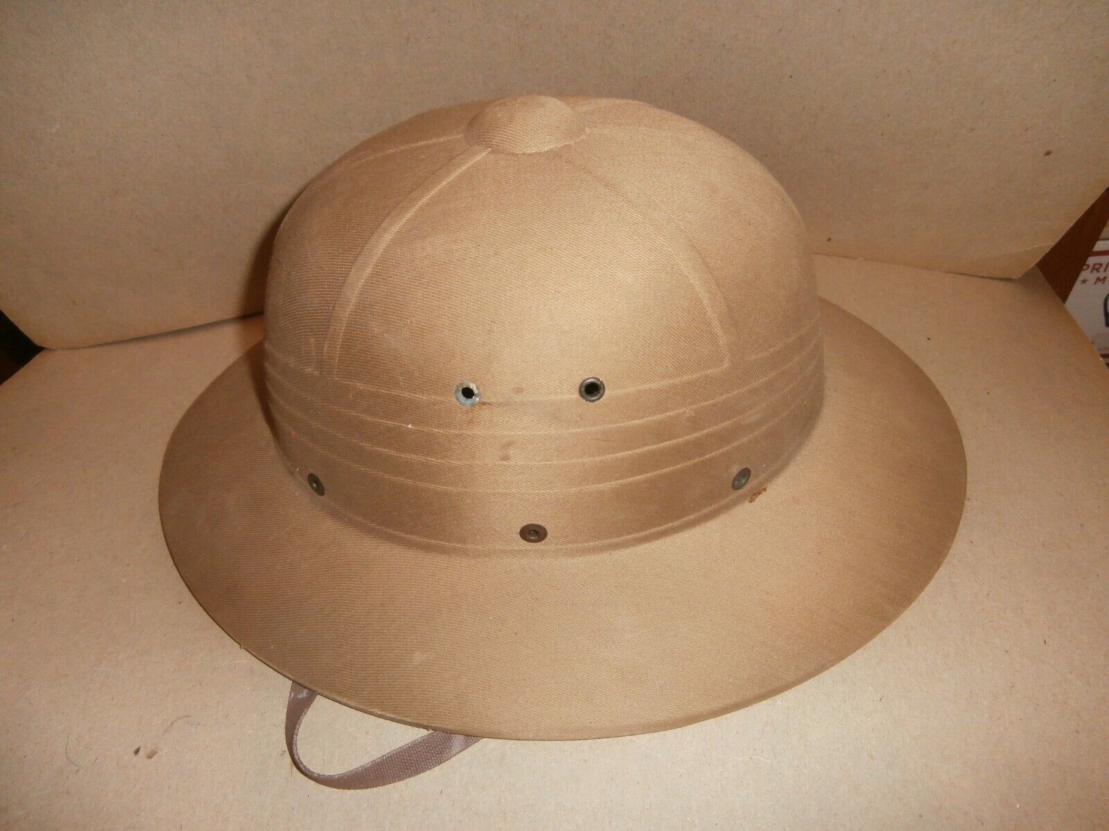 Vintage Hawley US Military ? 1948 Pith Hat Helmet