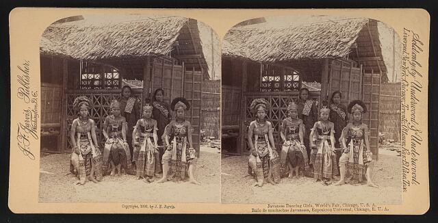 Photo:Javanese dancing girls, World\'s Fair, Chicago, U.S.A.
