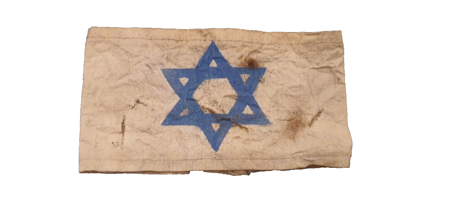WW2 Jewish armband as during holocaust  - very very rare