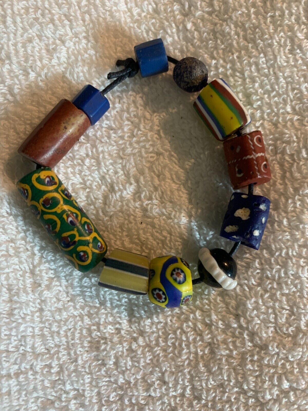 Antique Venetian - African Trade Beads - fancy millefiori Italian glass