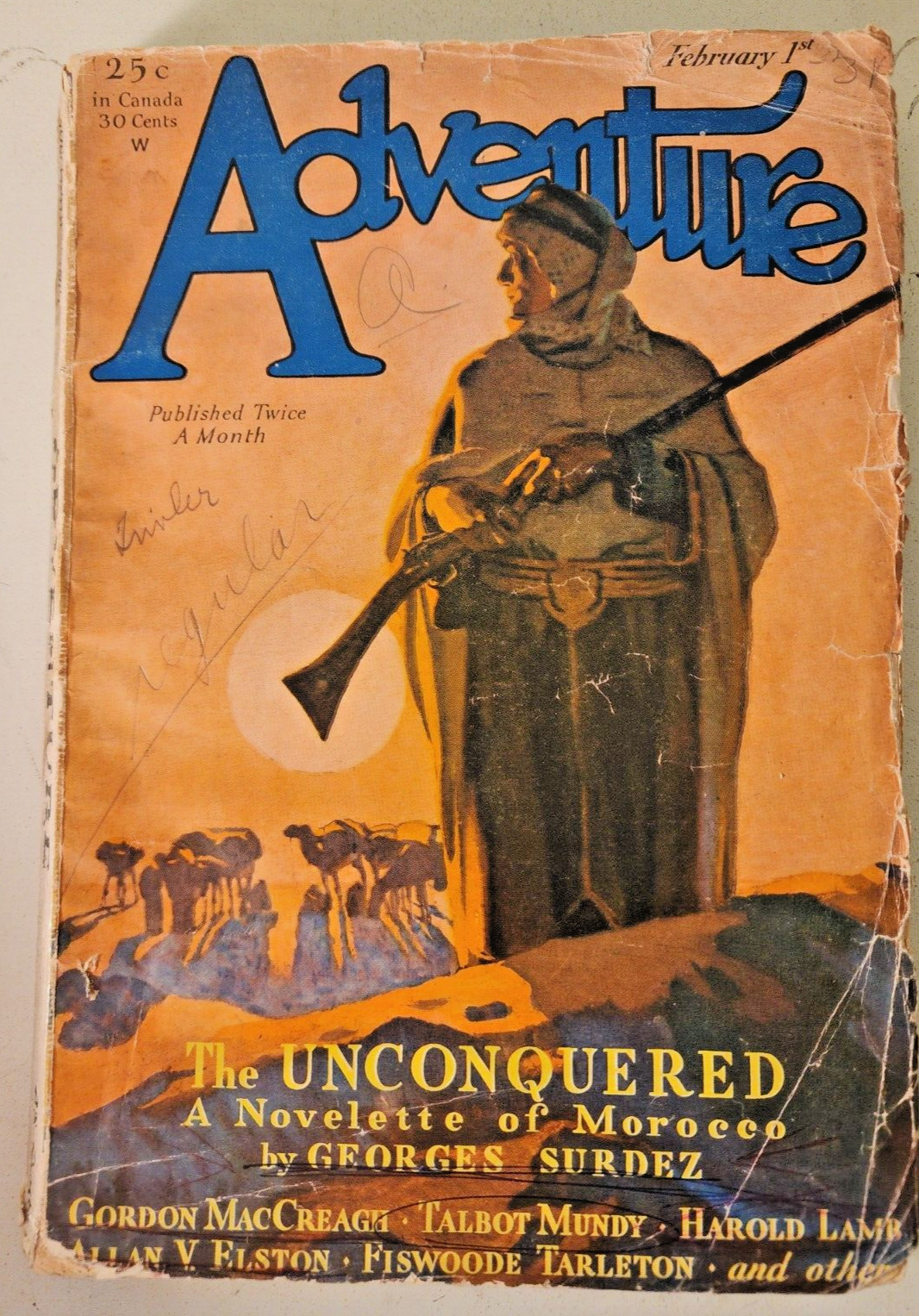 Adventure Magazine Pulp February 1, 1931