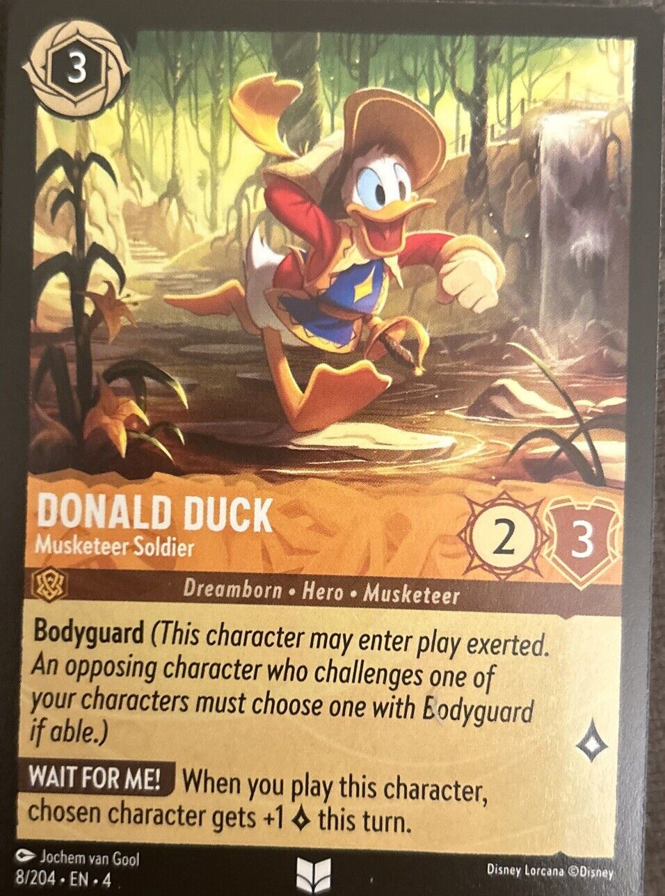 Lorcana Donald Duck Musketeer Soldier