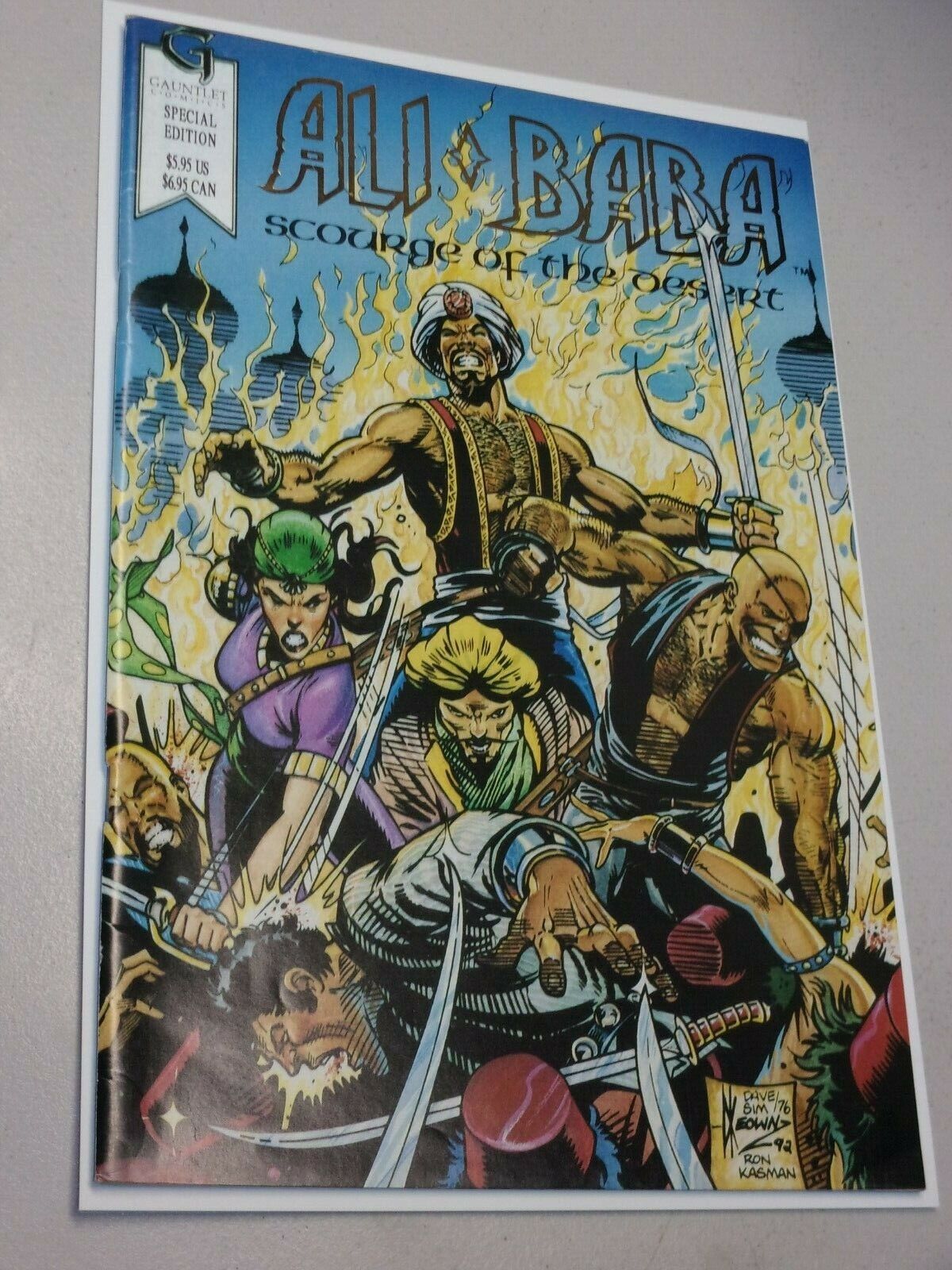 Ali Baba Scourge of the Desert Gauntlet Comics Special Edition 3 Auto's Nice