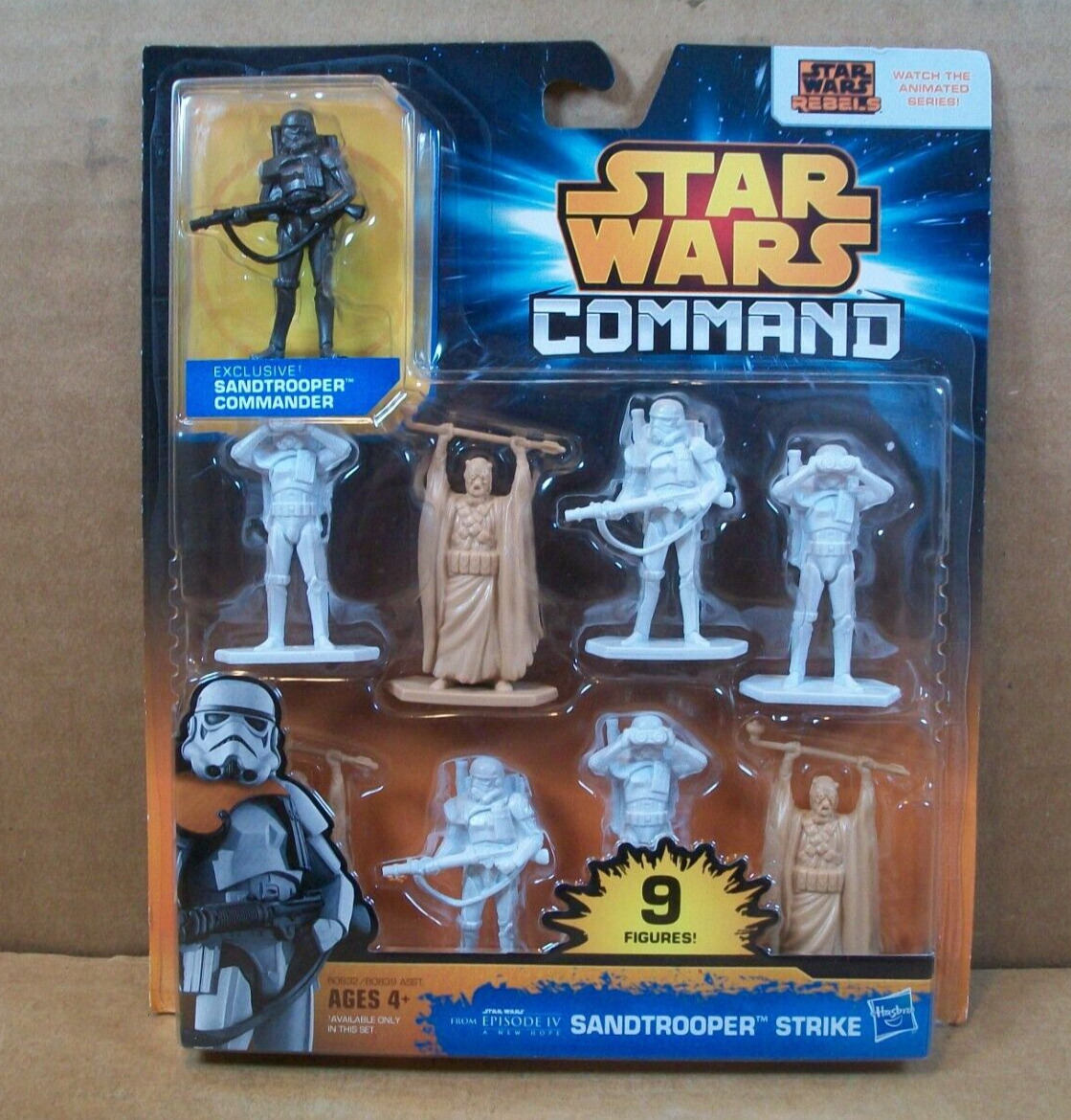 2014 Star Wars Command ~Sandtrooper Strike ~9 Figures ~Exclusive Sandtrooper....